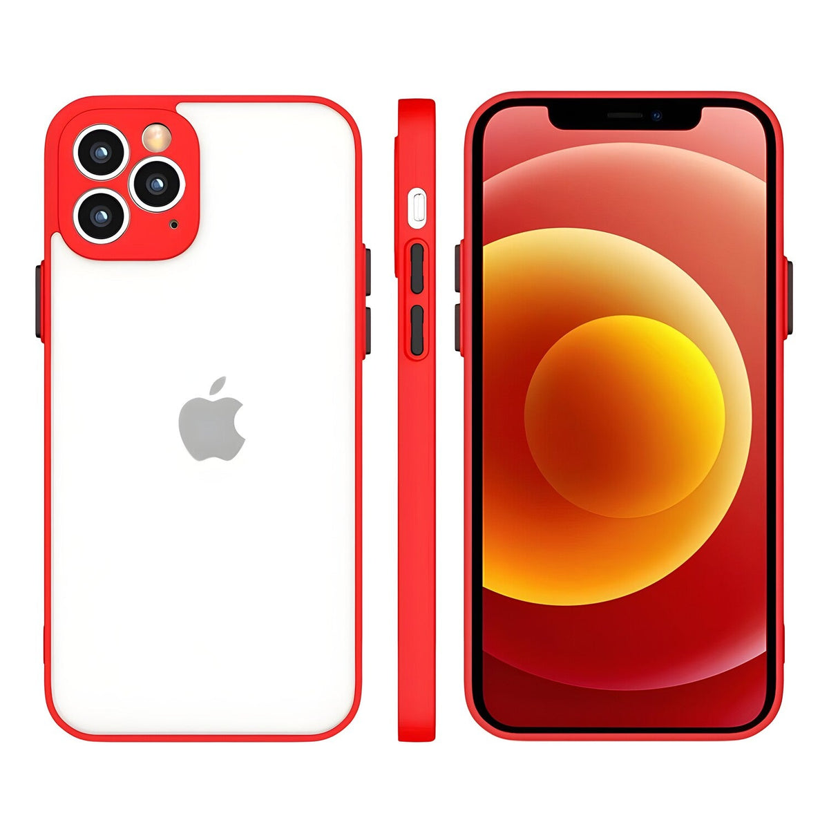 Silikonska fleksibilna futrola Milky Case za Samsung Galaxy A72 4G - Crvena
