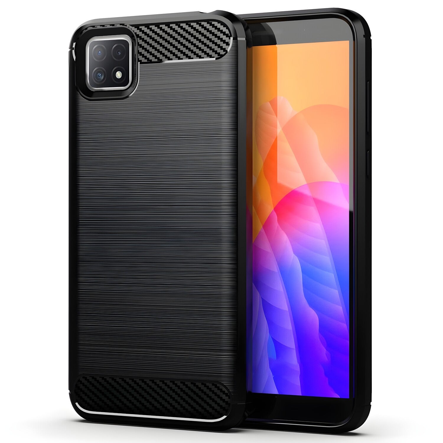 Futrola Carbon Shield TPU za Oppo A73 - Crna KP13623