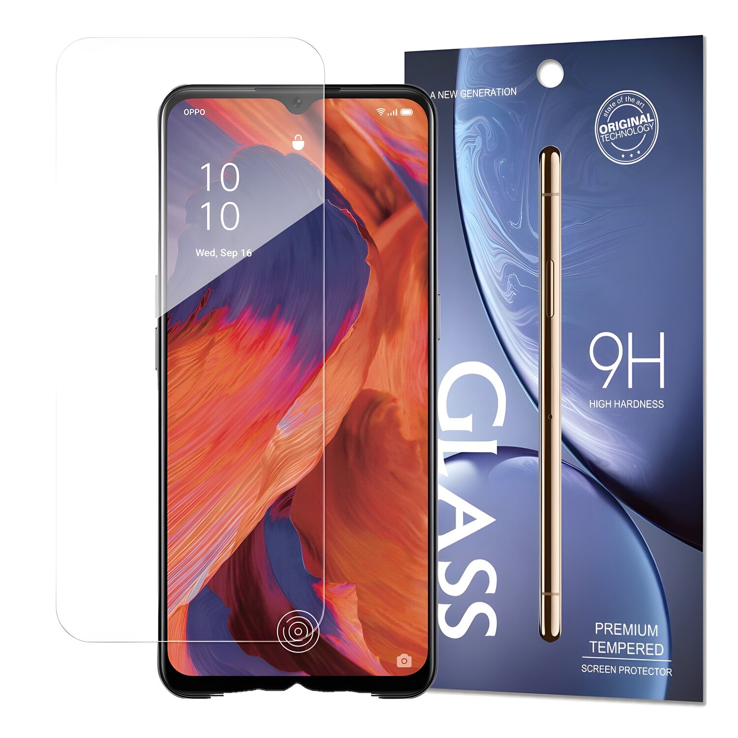 Kaljeno staklo 9H za Oppo A73/F17 - Prozirna KP13660