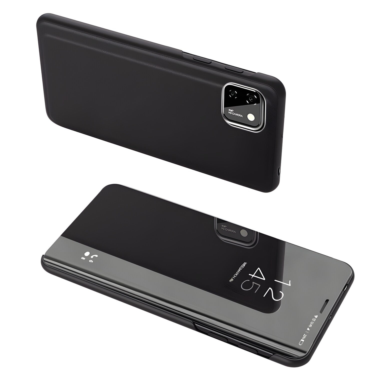 Futrola Clear View za Huawei Y5P - Crna KP13689