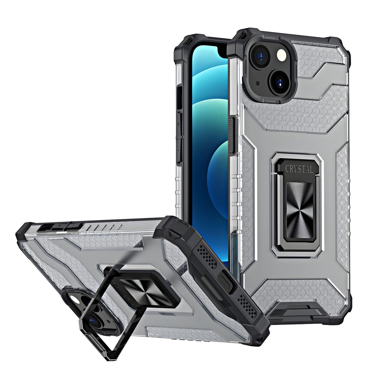 Futrola Crystal Ring Case za Apple iPhone 13 Mini - Crna
