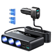 Auto punjač Joyroom 9v1 za prijenosno računalo 154W - Crni KP15000