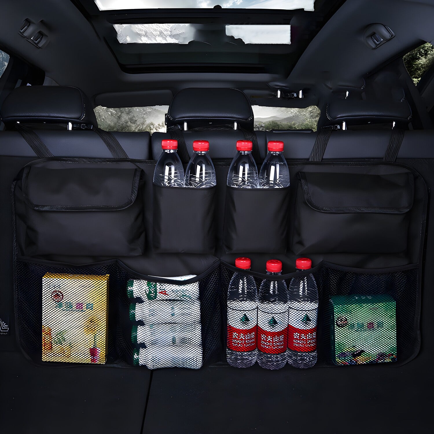 Organizator za prtljažnik automobila - Crna KP15041