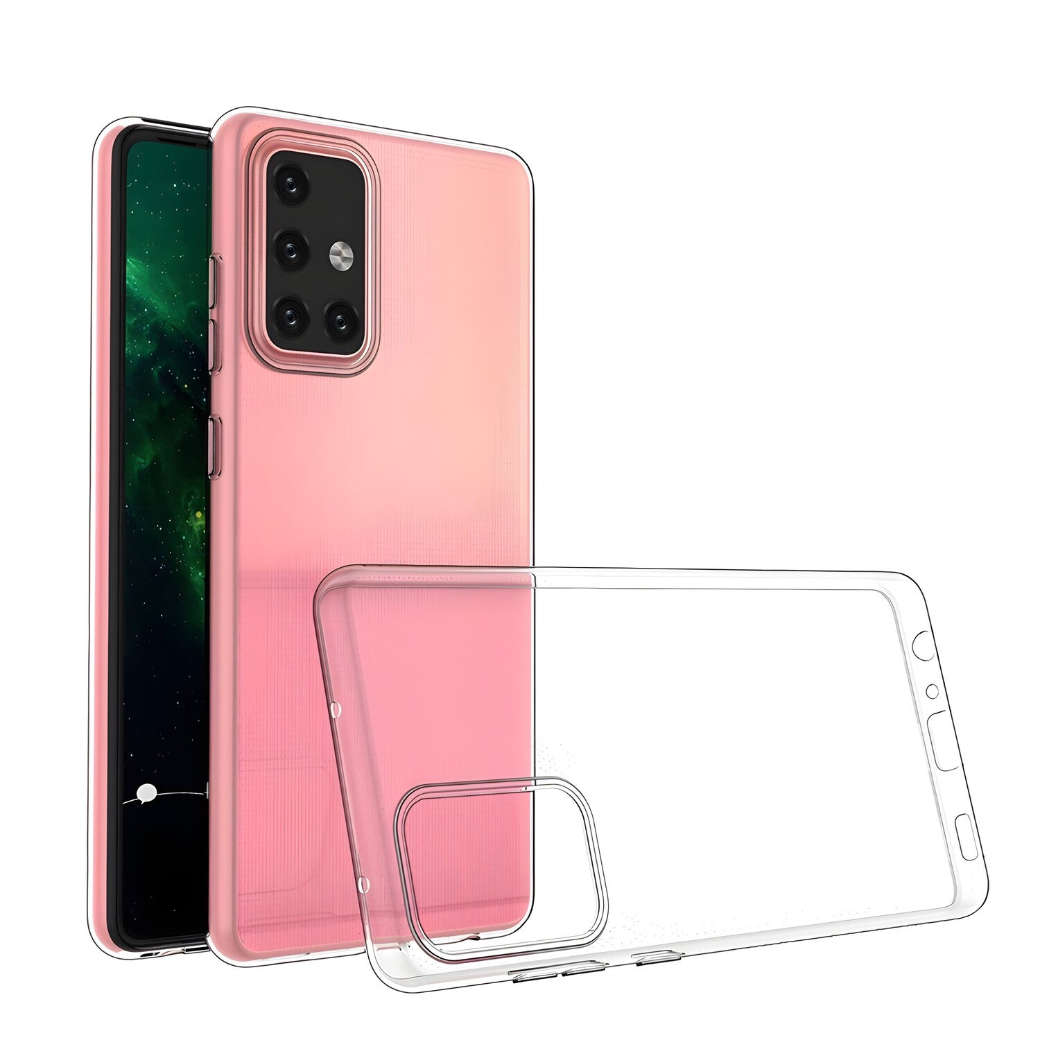 Prozirna zaštitna futrola za Samsung Galaxy A73/Galaxy A72/Galaxy A71 - Prozirna KP15098