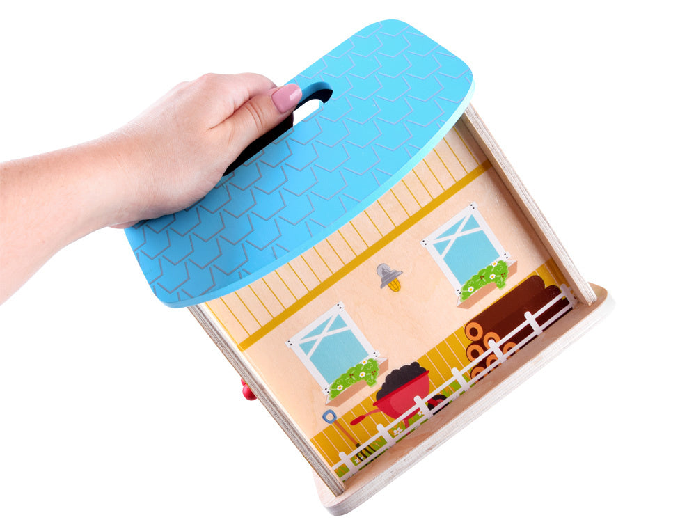 Drveni štagalj na sklapanje