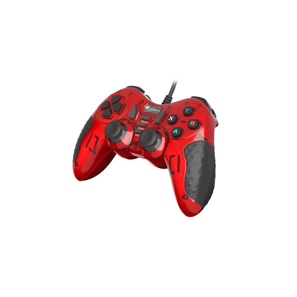 GENESIS Mangan 200 Crveno USB 2.0 Podloga za igre Analogni / Digitalni PC/osobno računalo