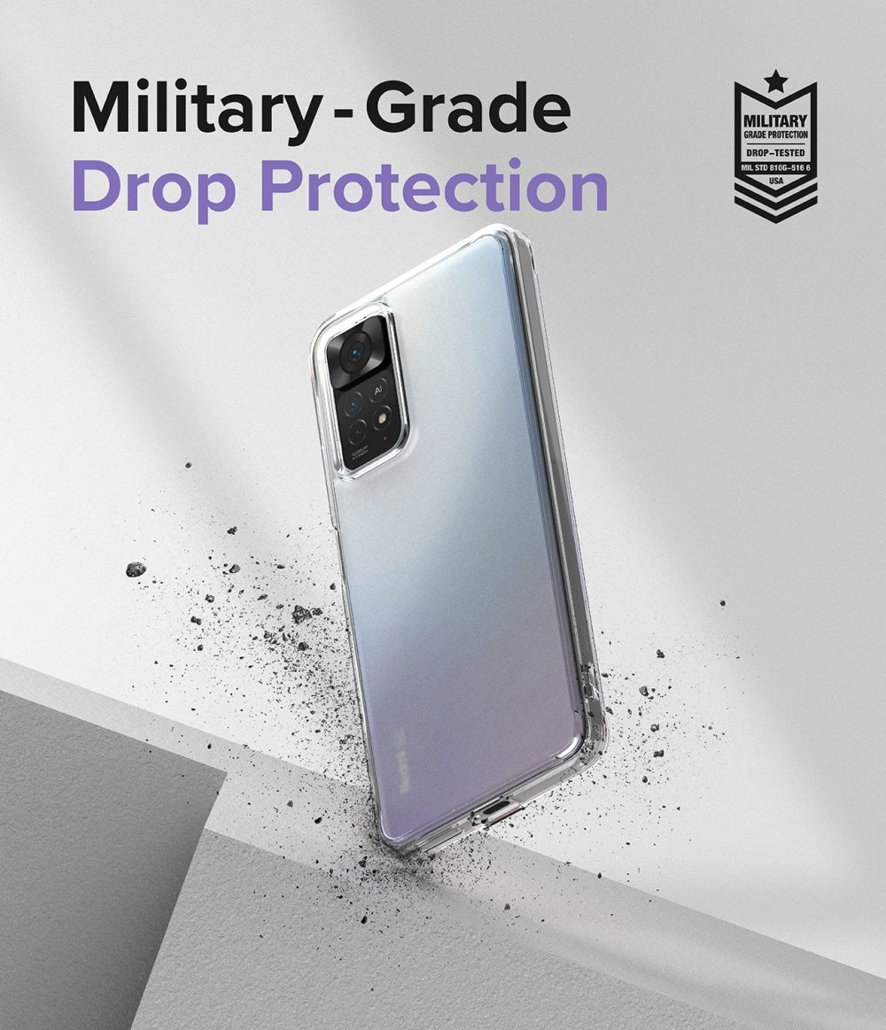 Ringke - Fusion ovitek za Xiaomi Redmi Note 11 Pro 4G / Note 11 Pro 5G / 12 PRO 4G / LTE - prozoren