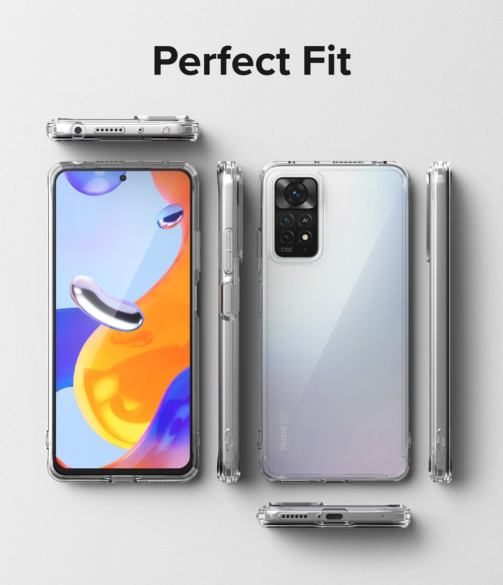 Ringke - Fusion ovitek za Xiaomi Redmi Note 11 Pro 4G / Note 11 Pro 5G / 12 PRO 4G / LTE - prozoren