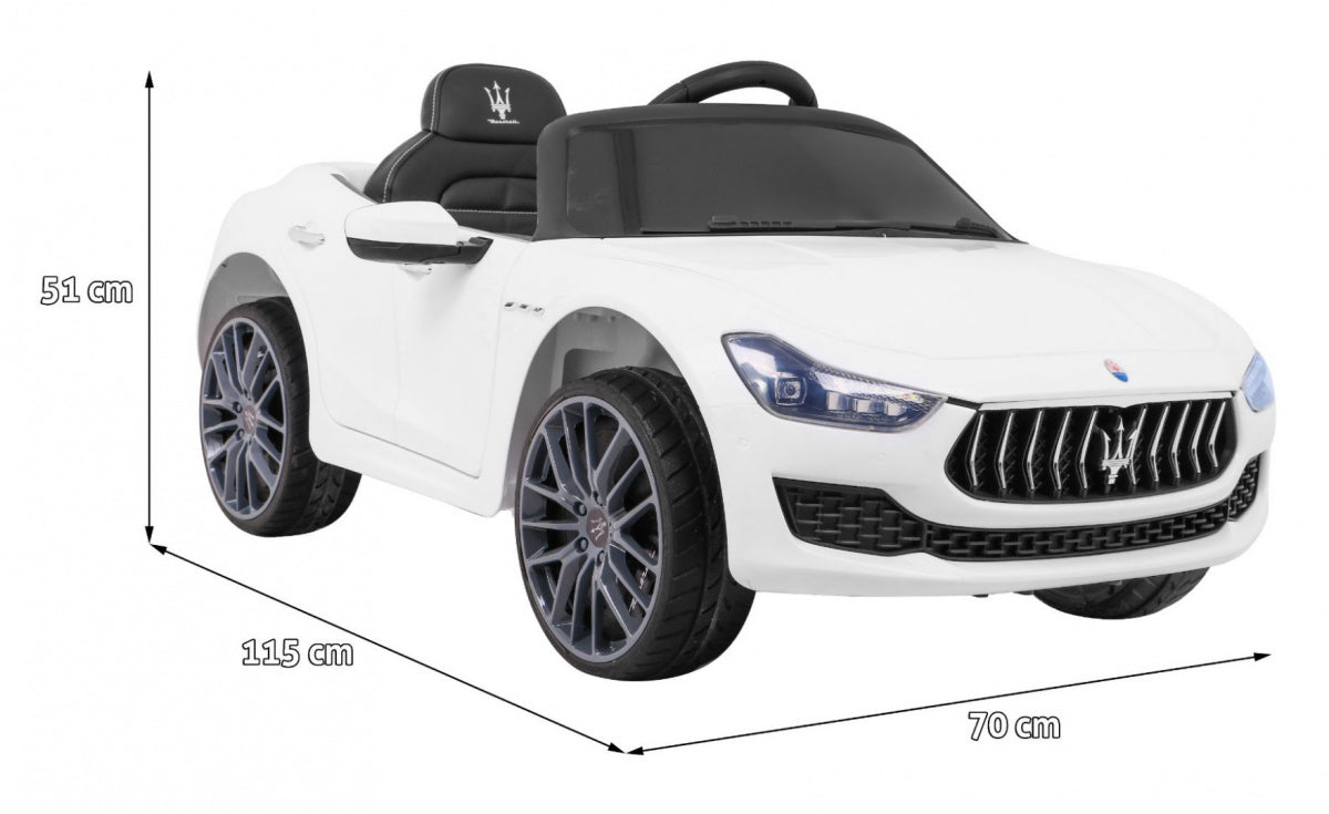 Licencirani auto na akumulator Maserati Ghibli - bijeli