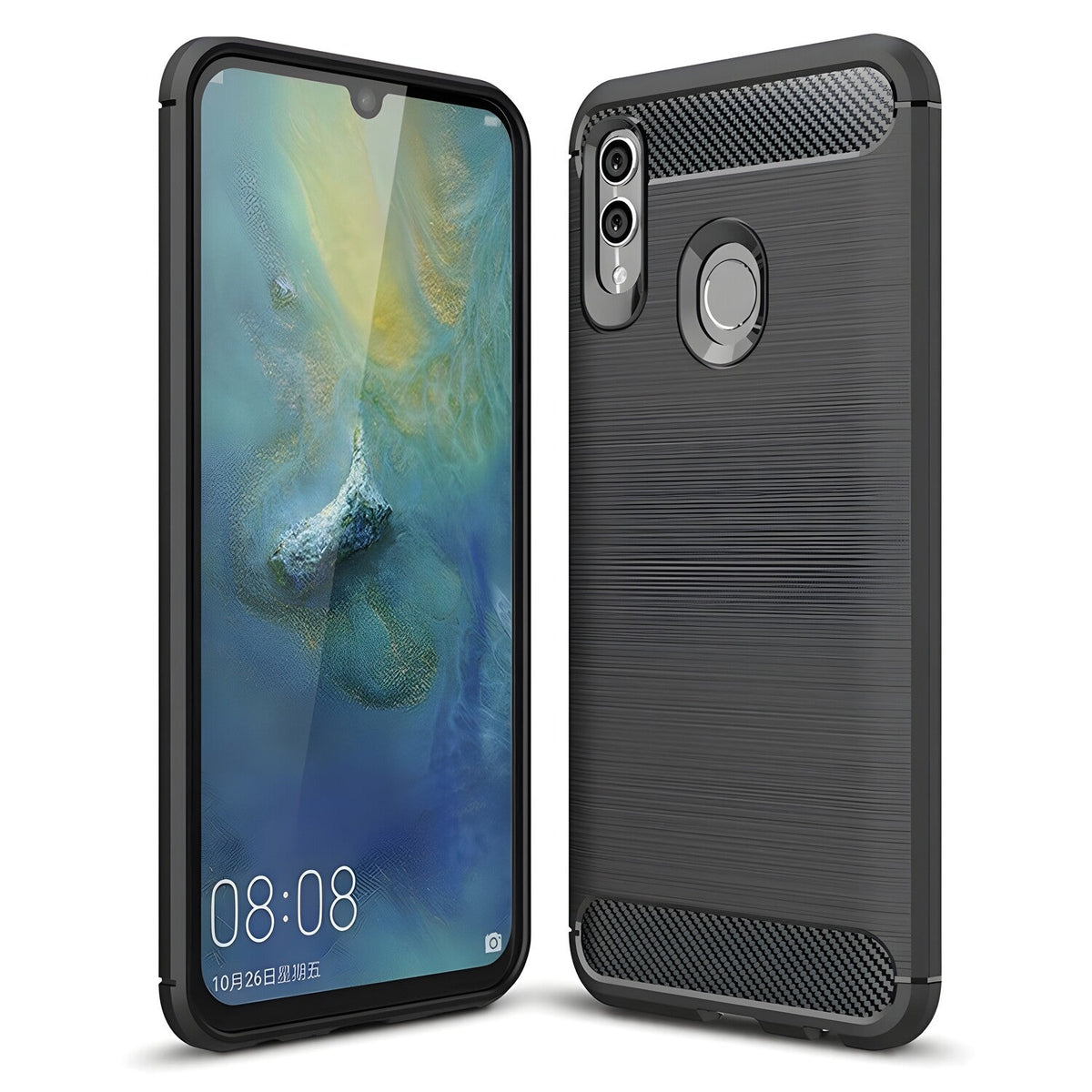 Futrola Carbon Shield TPU za Samsung Galaxy A60/Galaxy M40 - Crna