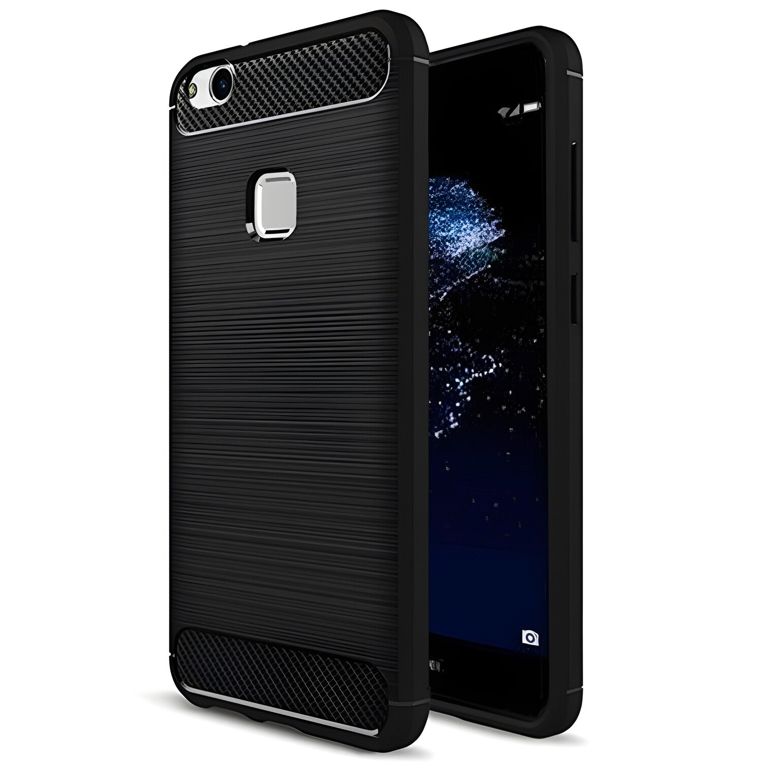 Futrola Carbon Shield TPU za Huawei Mate 30 Lite - Crna KP19418