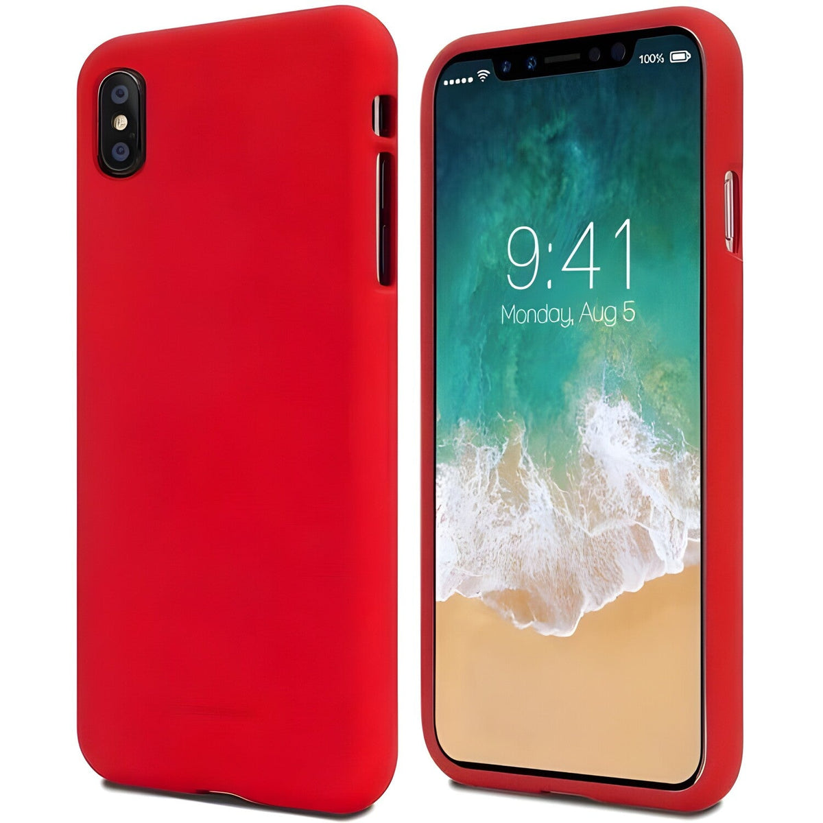 Mercury Soft Feeling futrola za Realme 8 - Crvena
