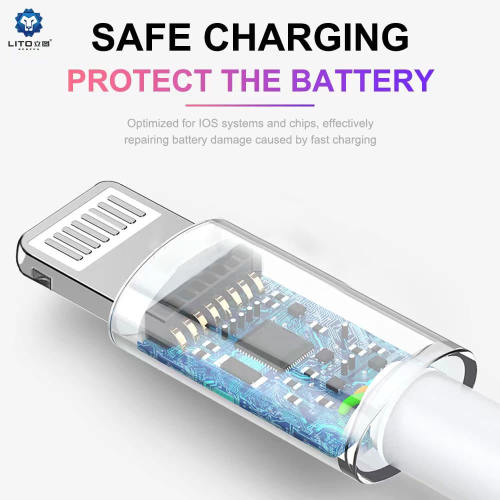 LITO - USB podatkovni kabel Lightning, 2M