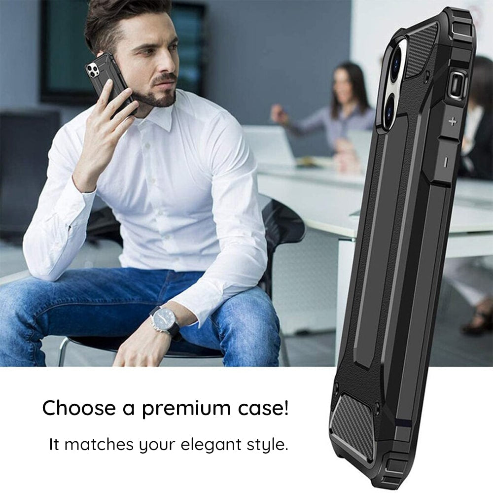 Techsuit - Hibridni ovitek - Xiaomi Poco X3 / Poco X3 NFC / Poco X3 Pro - Črn
