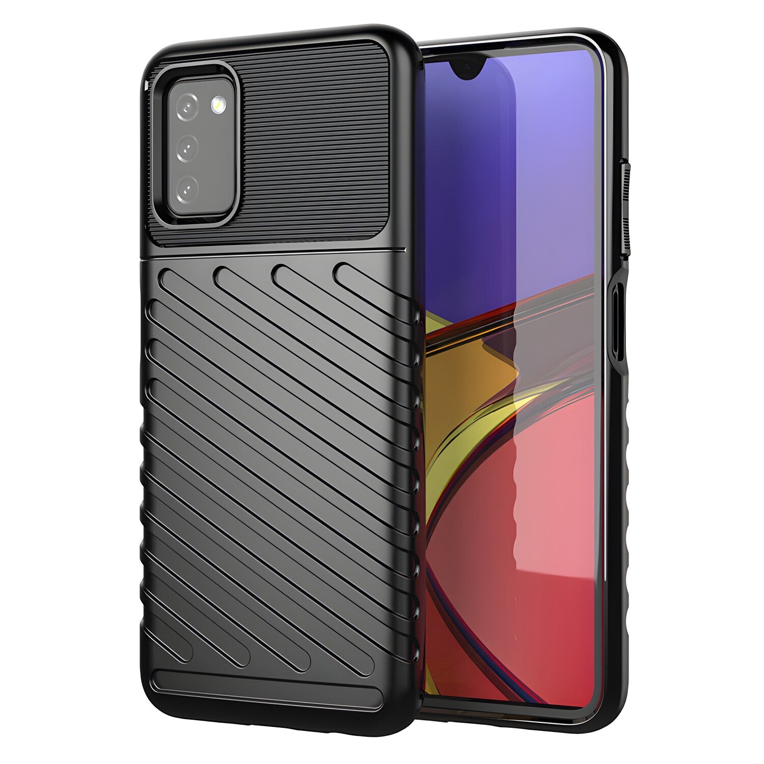 Otporna Thunder futrola za Samsung Galaxy A03s - Crna KP22089