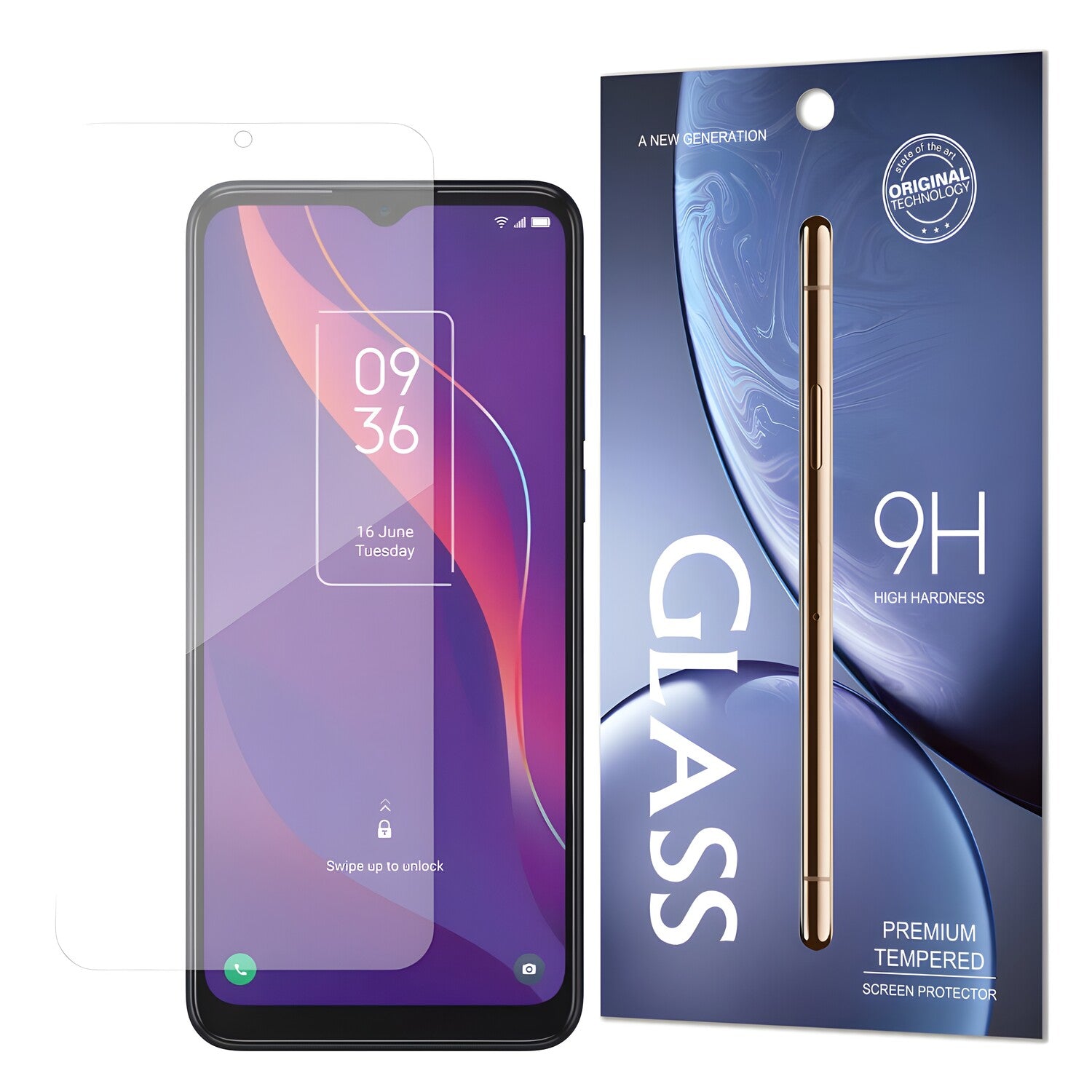 Kaljeno staklo 9H za TCL 306 - Prozirna KP22470