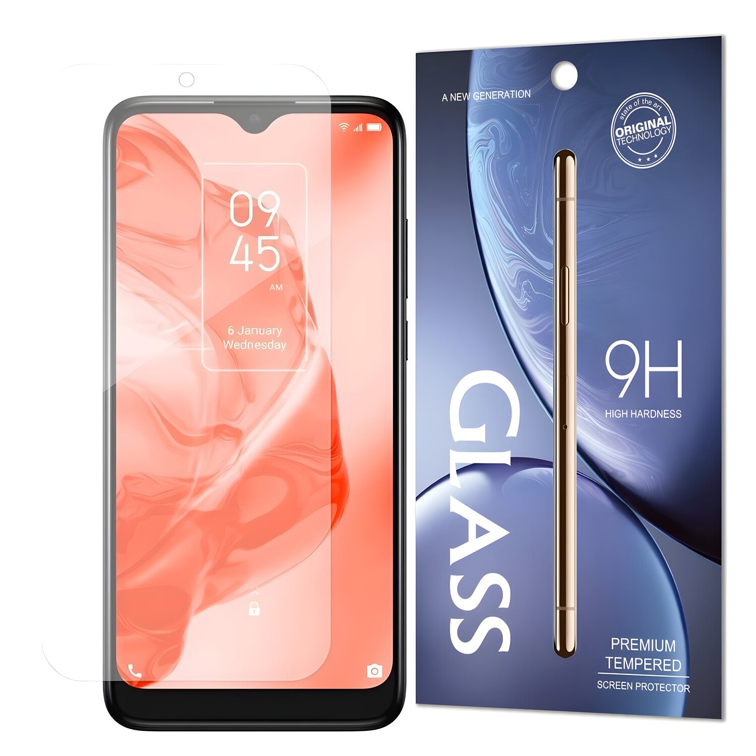 Kaljeno staklo 9H za TCL 205 - Prozirna KP22471