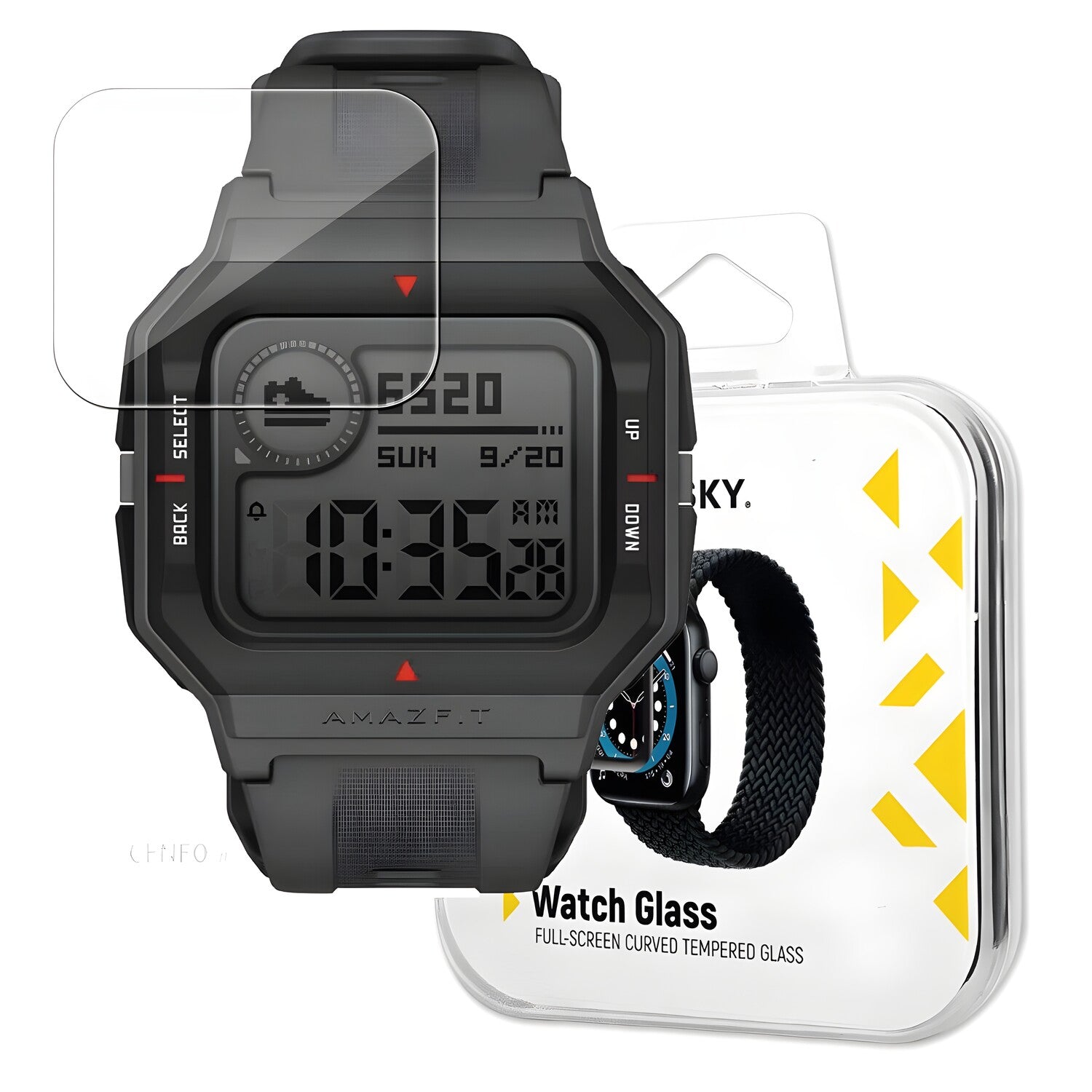 Wozinsky zaštitno staklo za satove za Xiaomi Amazfit Neo - Prozirna KP22524