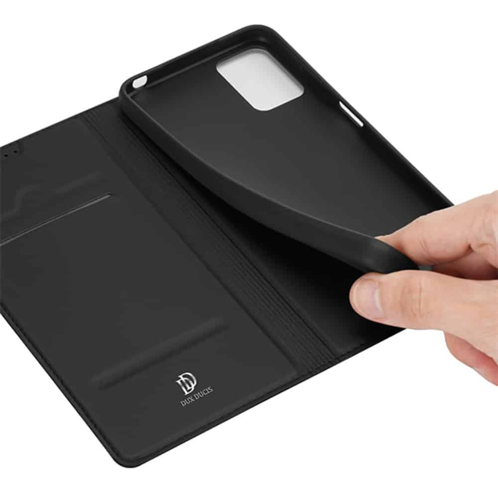 Dux Ducis – Skin Pro preklopna torbica za Motorola Moto E22 / Moto E22i - črna