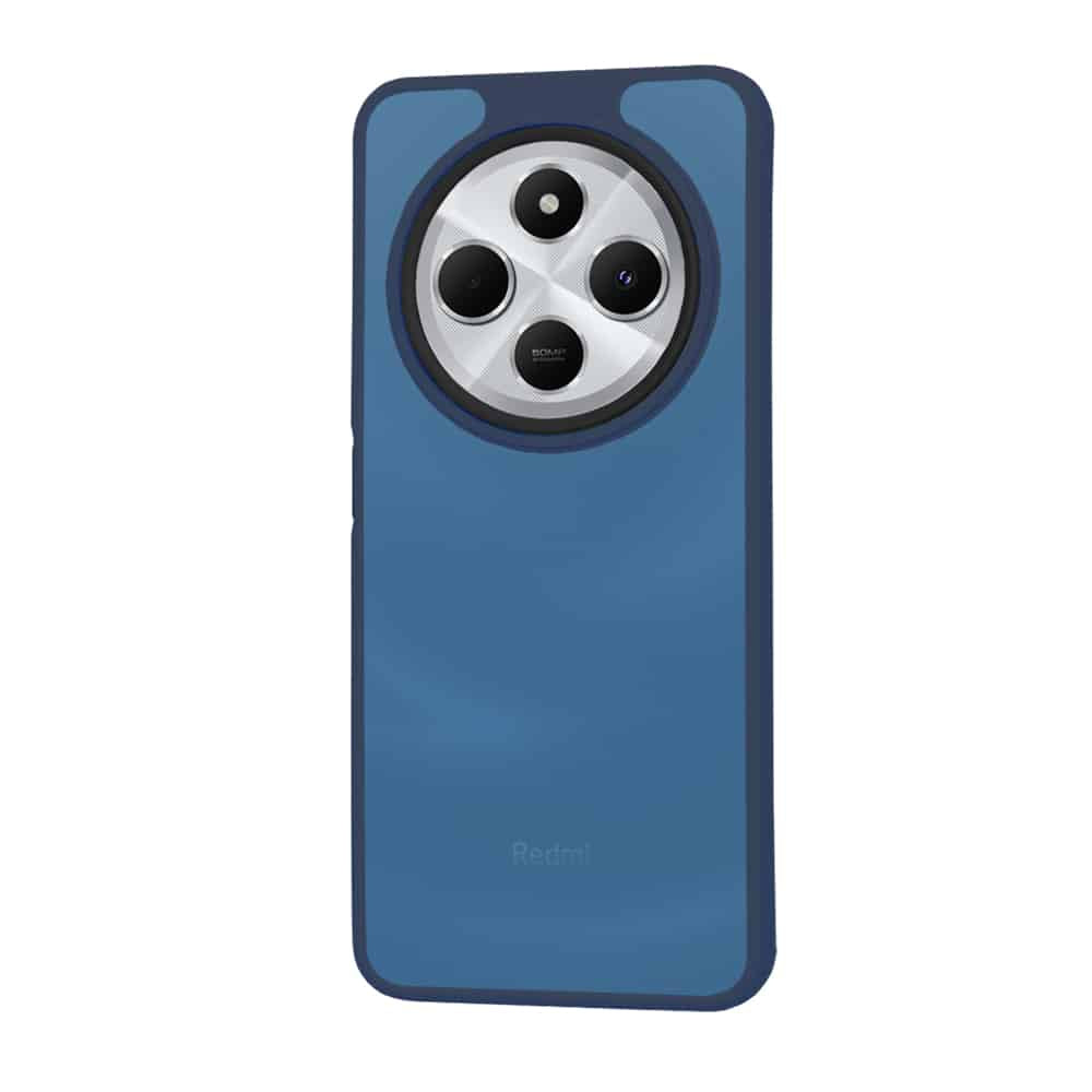 Techsuit – ovitek HaloFrost Series za Xiaomi Redmi 14C – temno moder