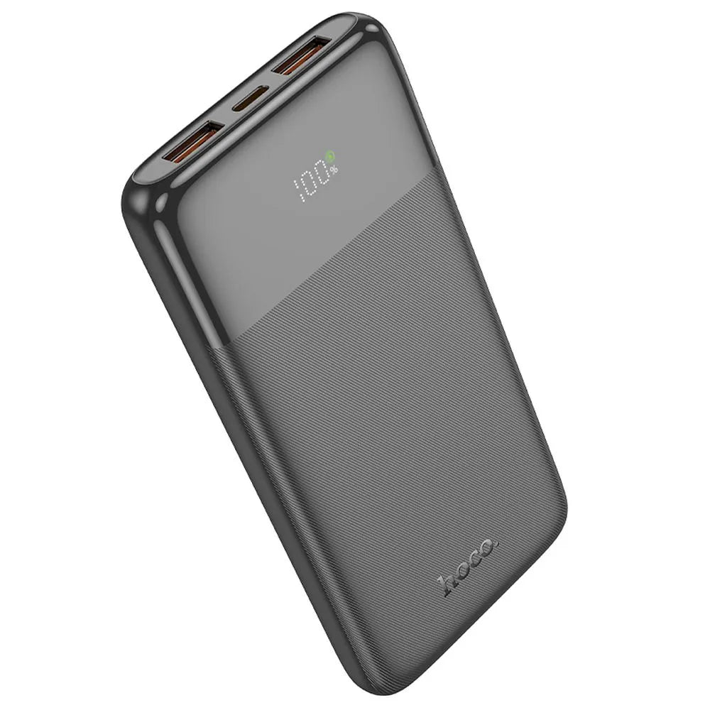 Prenosna baterija (Powerbank) HOCO - 10.000mAh PD 20W + QC3.0 22.5W J121 črna