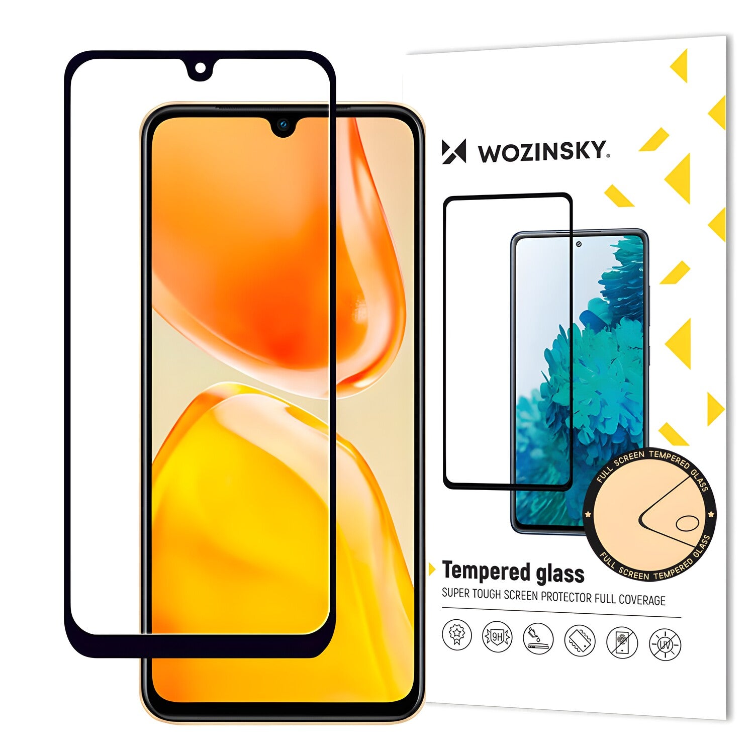 Wozinsky zaštitno kaljeno staklo za Vivo X80 Lite/V25 - Crna KP24259
