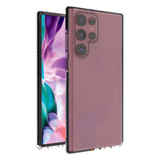 Futrola Spring clear TPU za Samsung Galaxy S22 Ultra - Crna KP24378