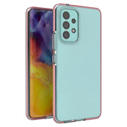 Futrola Spring clear TPU za Samsung Galaxy A53 5G - Roza KP24380