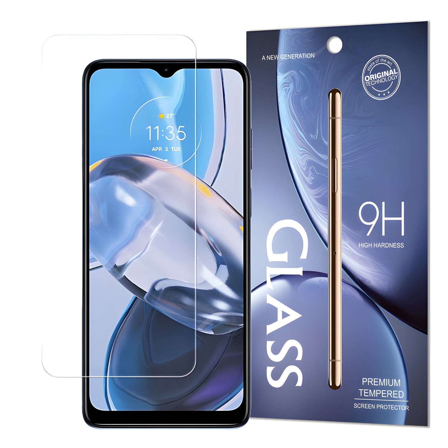 Kaljeno staklo 9H za Motorola Moto E22/Moto E22i - Prozirna KP24490