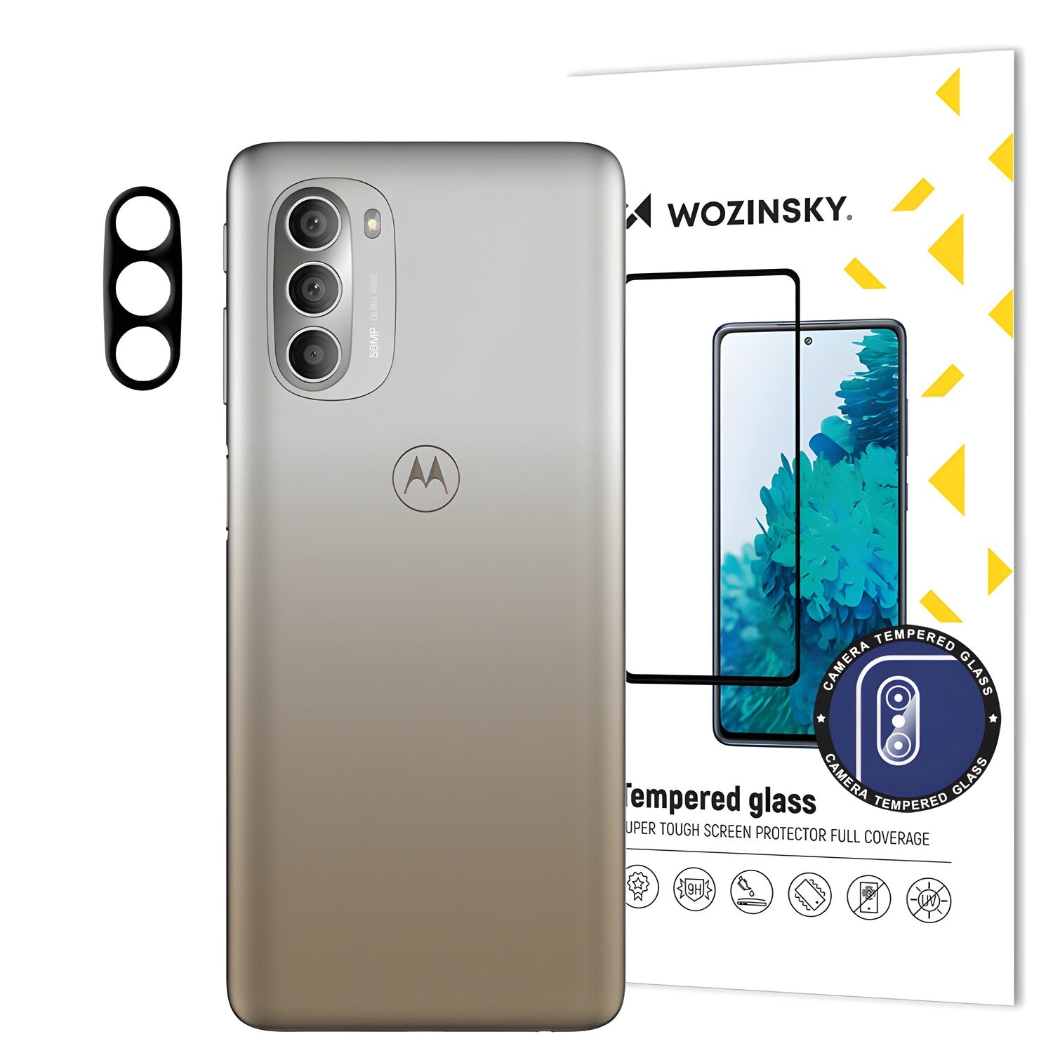 Wozinsky kaljeno staklo za kameru 9H za Motorola Moto G51 5G - Crna KP24519