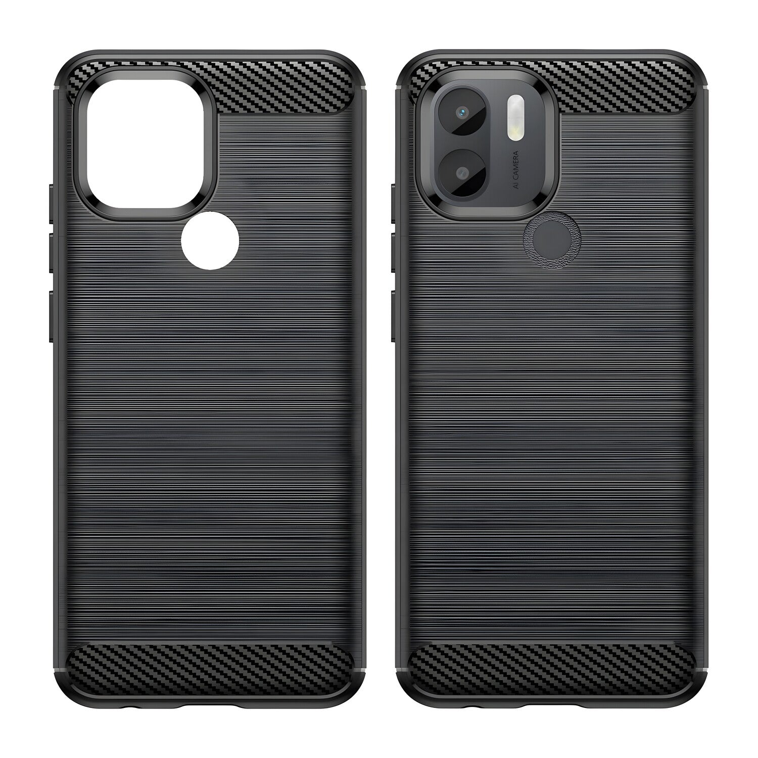 Futrola Carbon Shield TPU za Xiaomi Redmi A1 Plus - Crna KP24528