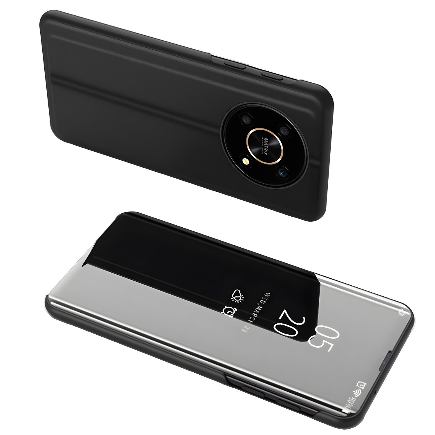 Futrola Clear View za Nokia X30/X9/X9 5G/Magic4 Lite - Crna KP24537