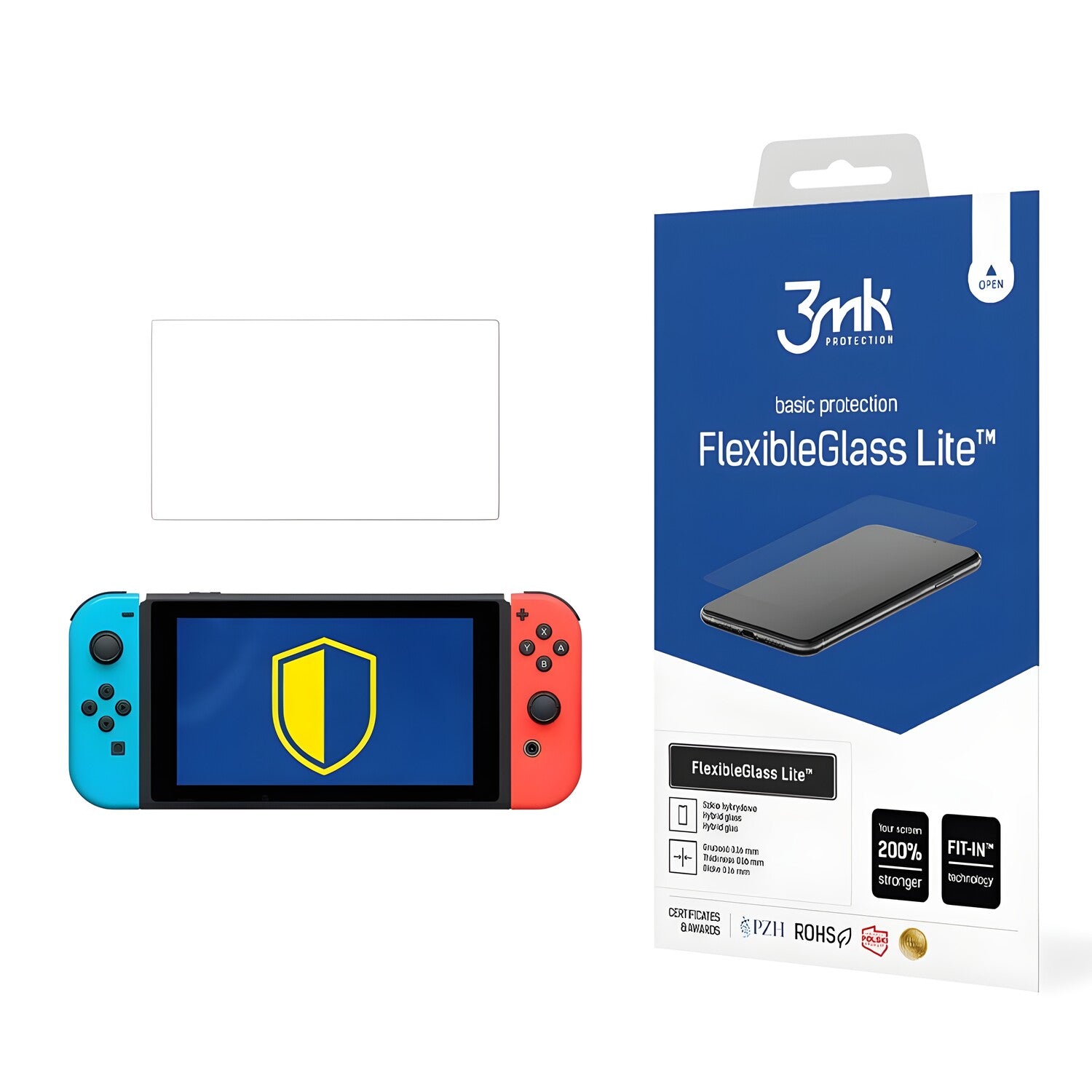 FlexibleGlass Lite™ zaštitno staklo za Nintendo Switch - Prozirna KP24575