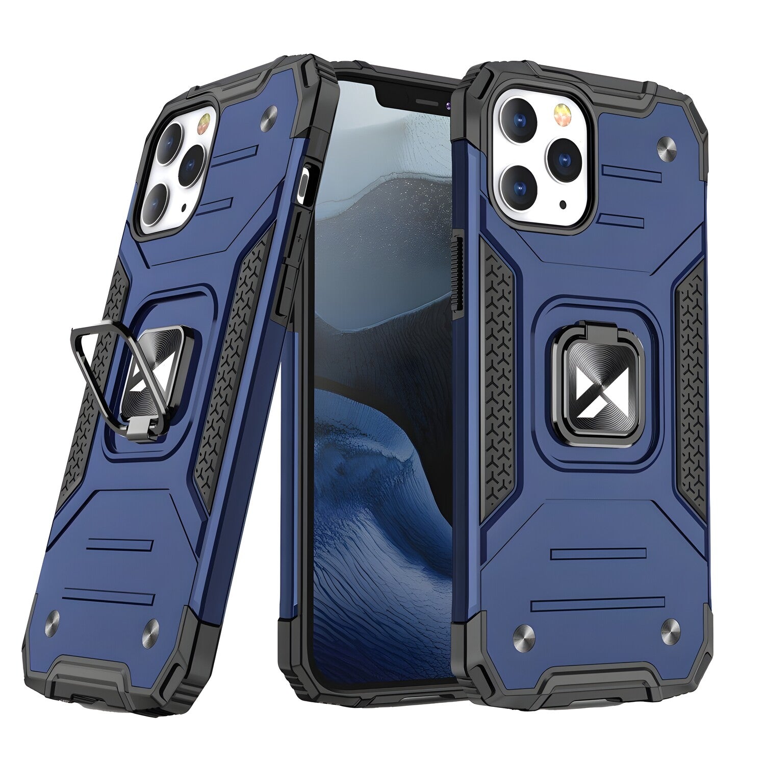 Futrola Wozinsky Ring Armor za Apple iPhone 13 Mini - Tamno plava KP24707