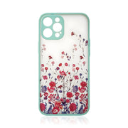 Cvjetna futrola za Apple iPhone 13 Pro - Tirkizna KP24751