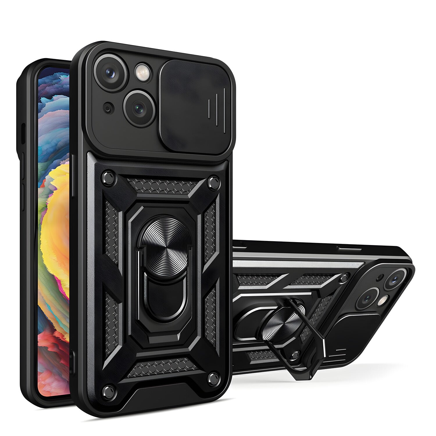 Hybrid Armor Camshield za Xiaomi Redmi A1 Plus - Crna KP24888