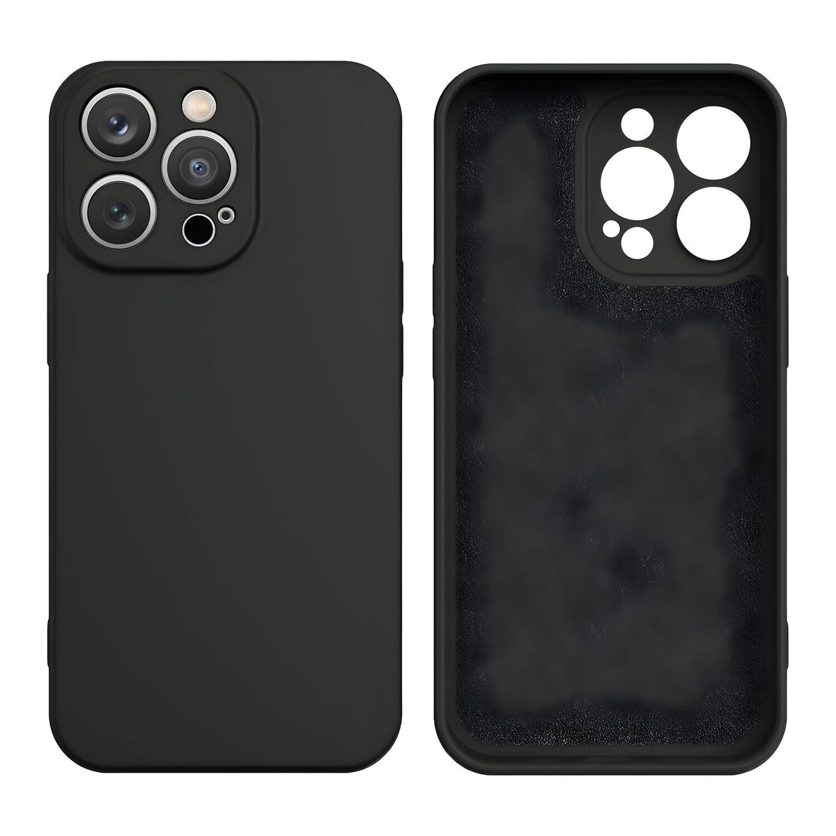 Silikonska futrola za Apple iPhone 13 Pro Max - Crna
