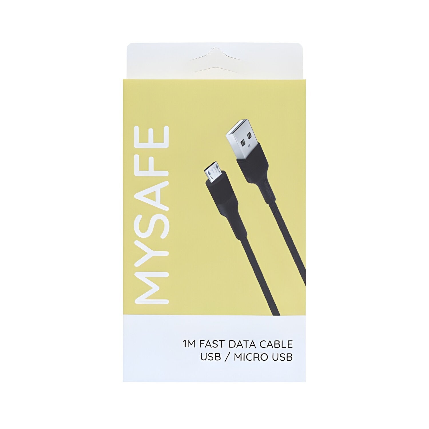 MySafe kabel - 1m - MicroUSB - Crna KP25592