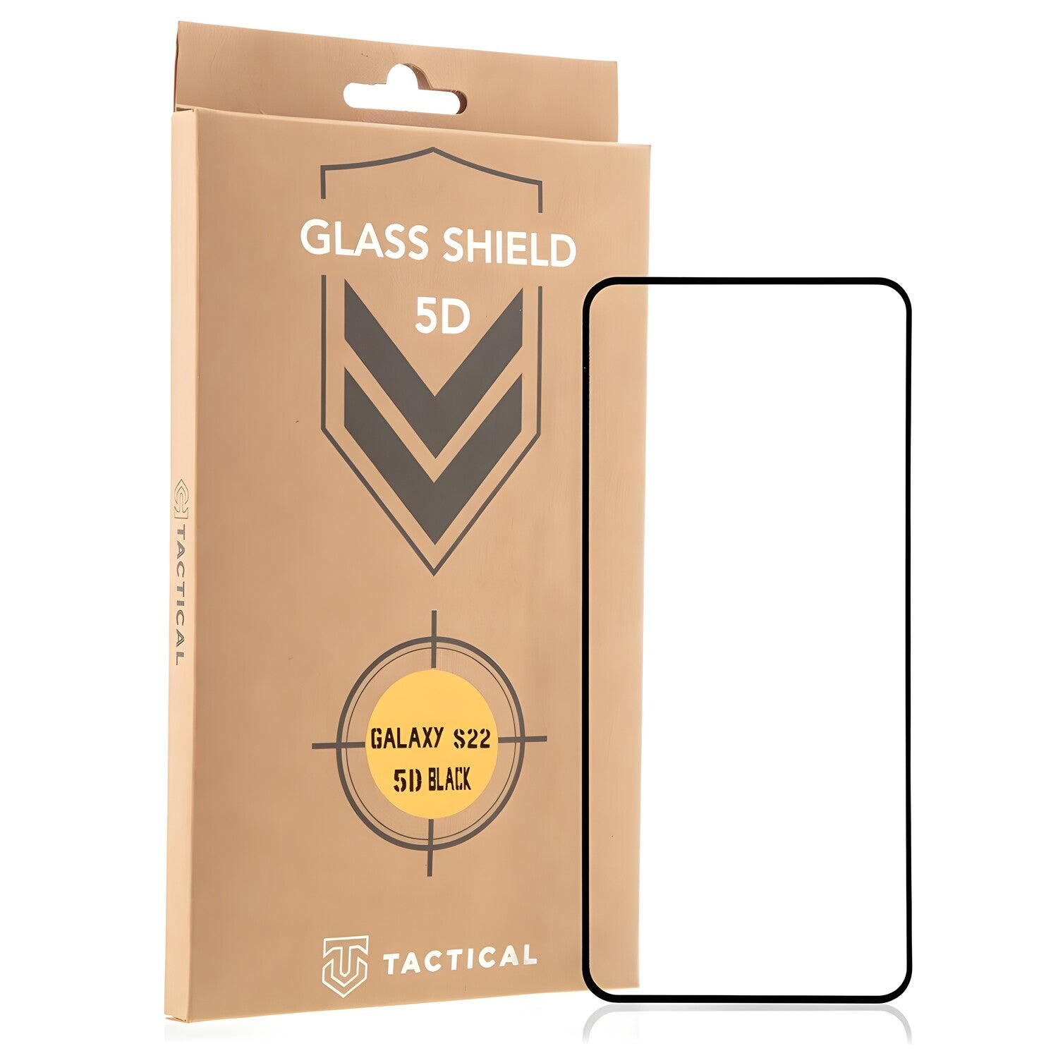 Tactical Glass Shield 5D staklo za Samsung Galaxy S22 - Crna KP25768
