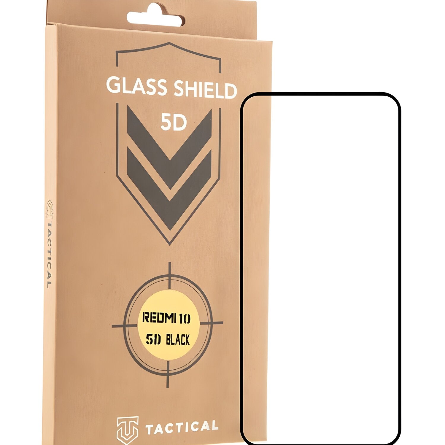 Tactical Glass Shield 5D staklo za Xiaomi Redmi 10 - Crna KP25798