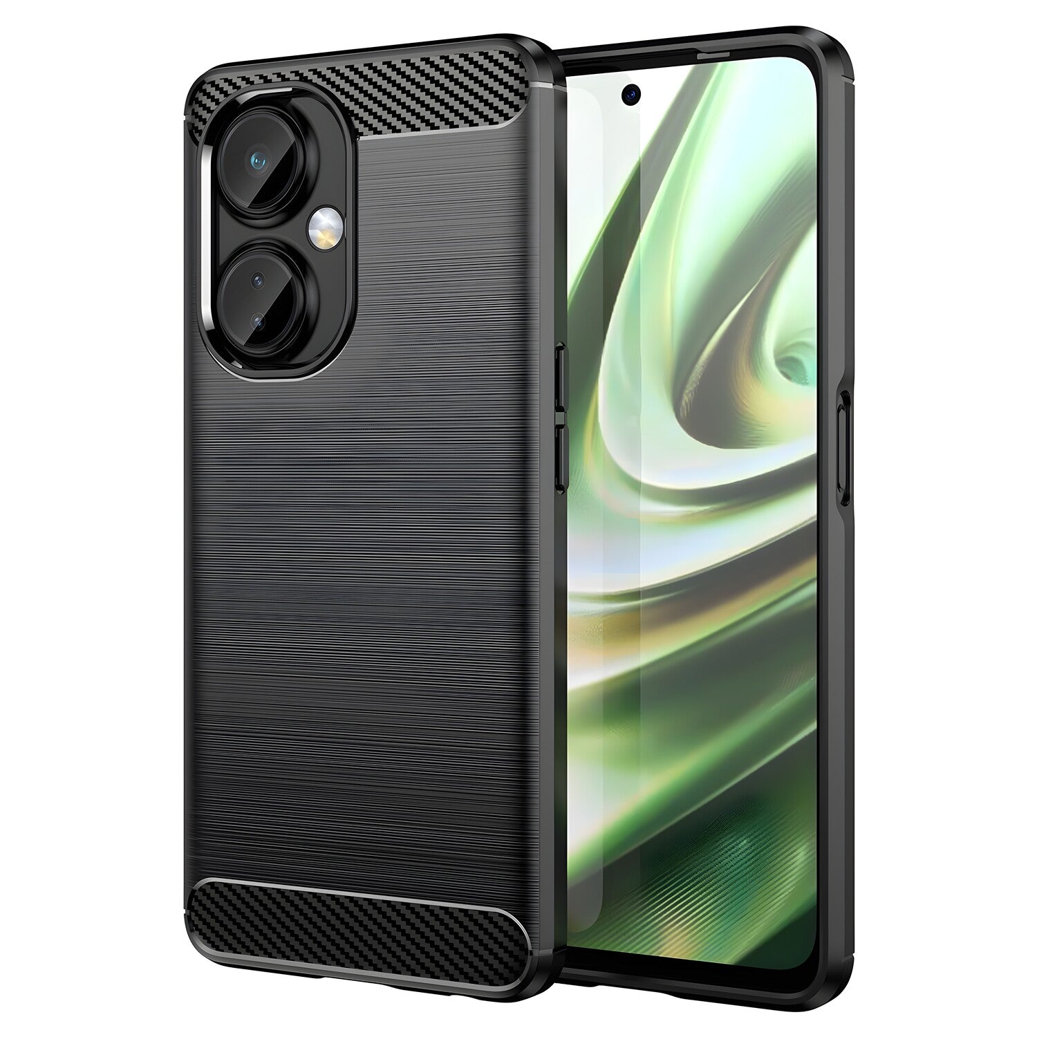 Futrola Carbon Shield TPU za OnePlus Nord CE 3 - Crna KP26335