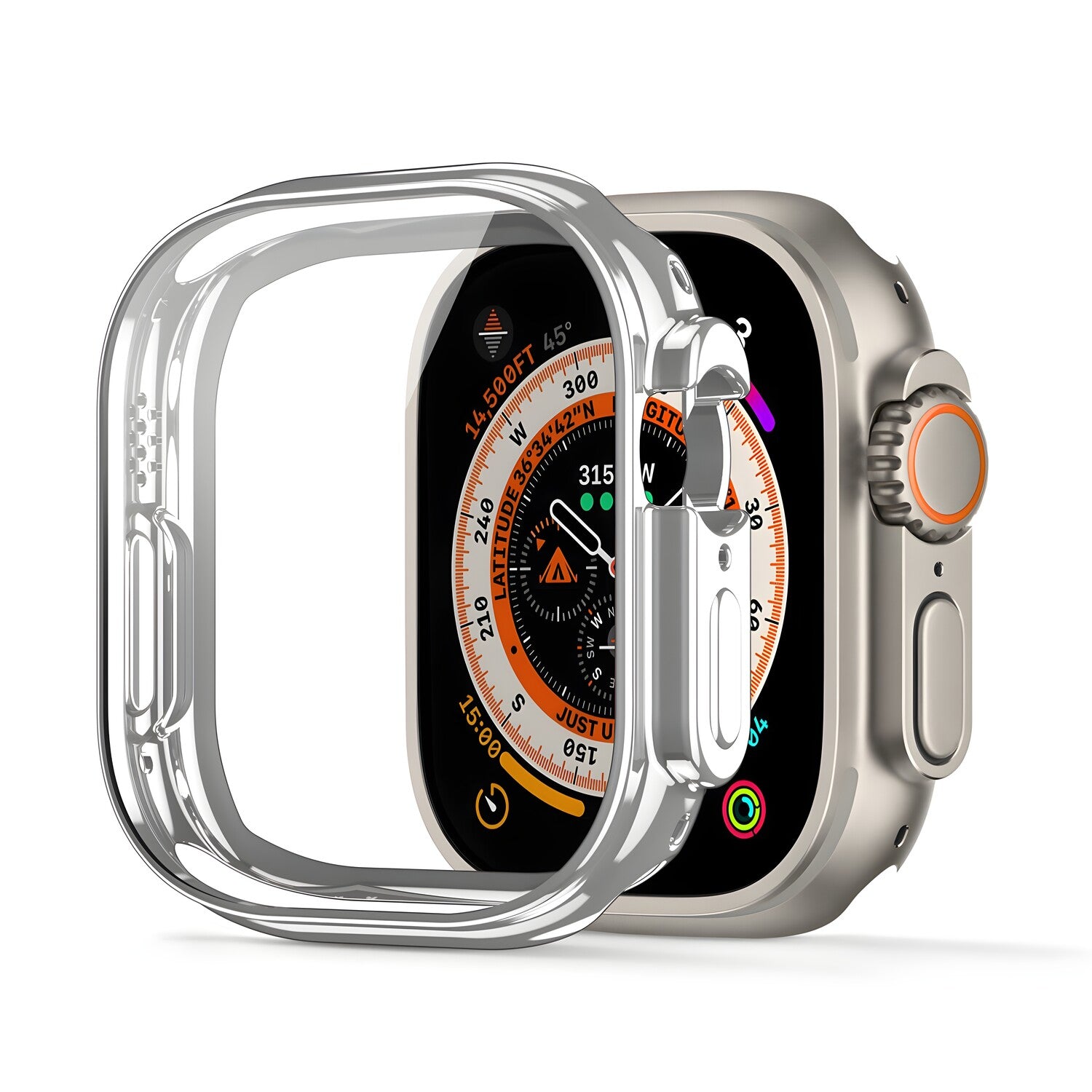 Dux Ducis Samo futrola za Apple Watch Ultra 49 mm - Srebrna KP26361