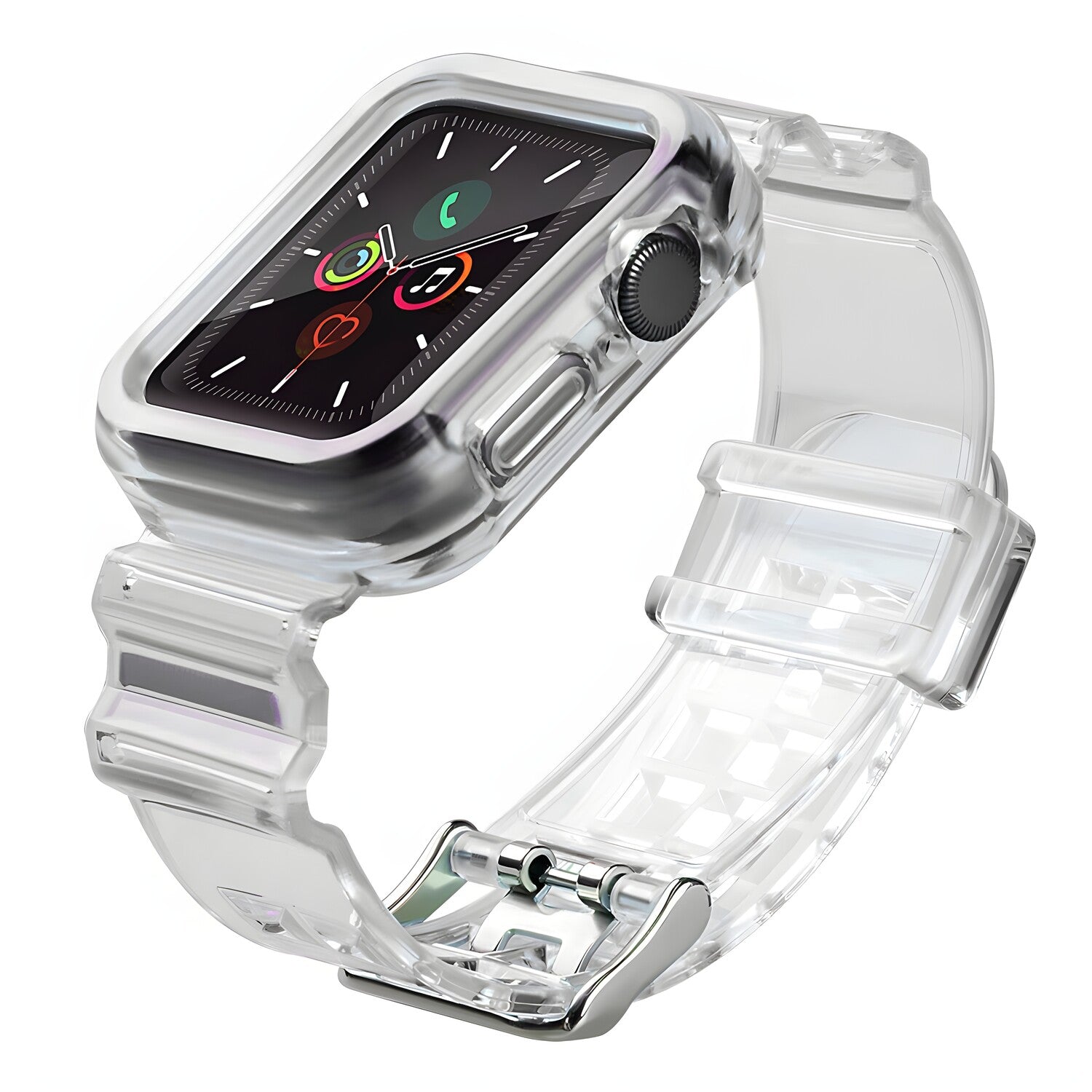 Siliconski zamjenski remen za Watch 6 40 mm / Watch 5 40 mm / Watch 4 40 mm / Watch SE 40 mm - Prozirna KP26552