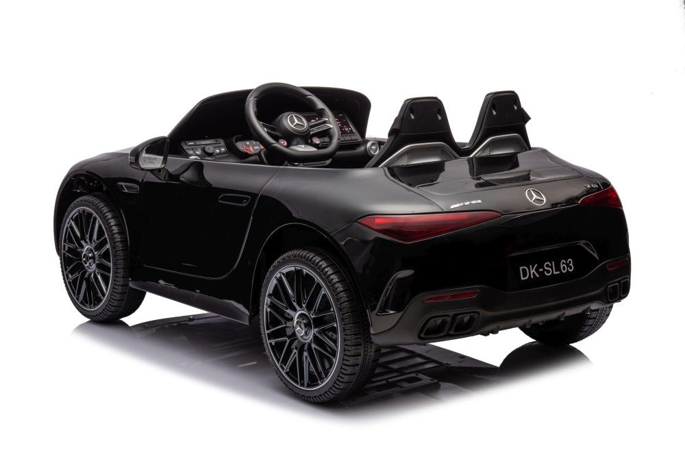 Licencirani auto na akumulator Mercedes AMG SL63 - crni/lakirani