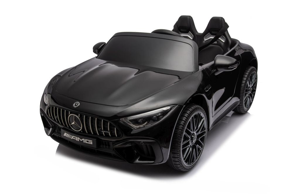 Licencirani auto na akumulator Mercedes AMG SL63 - crni/lakirani
