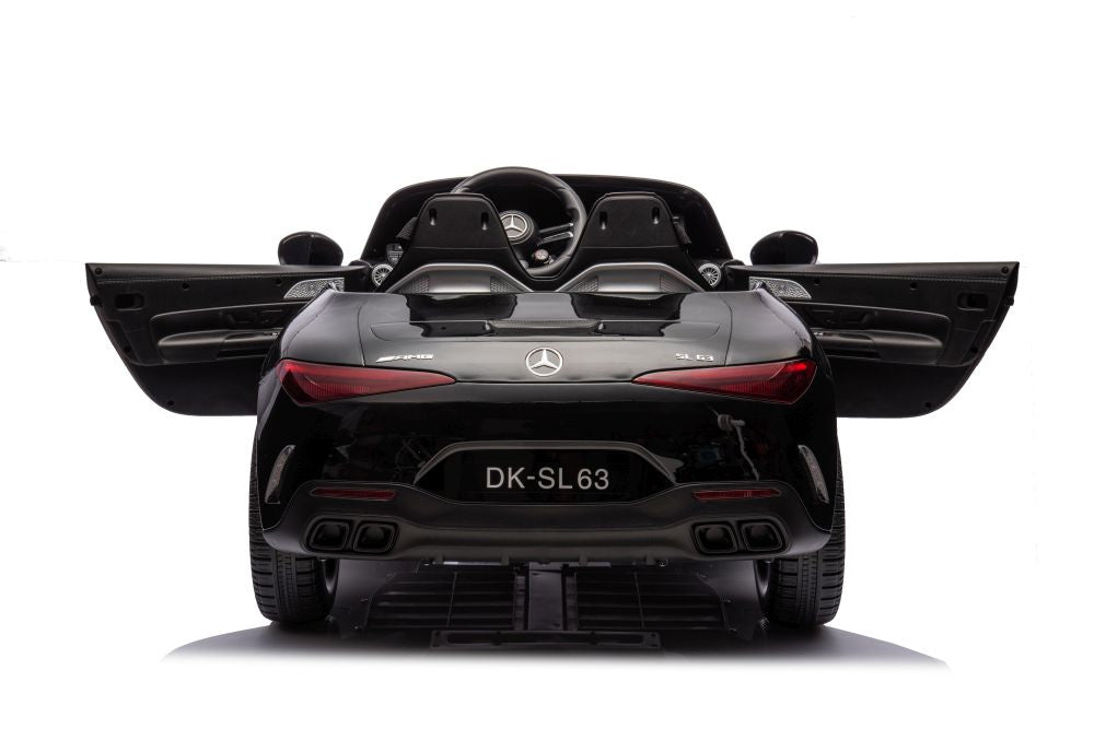 Licencirani auto na akumulator Mercedes AMG SL63 - crni/lakirani