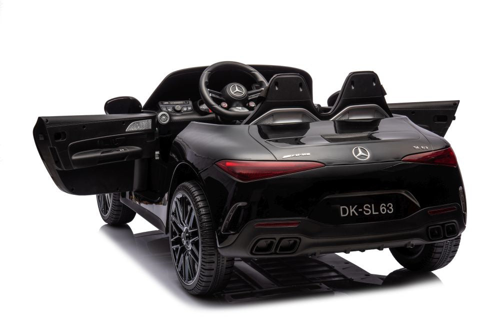 Licencirani auto na akumulator Mercedes AMG SL63 - crni/lakirani