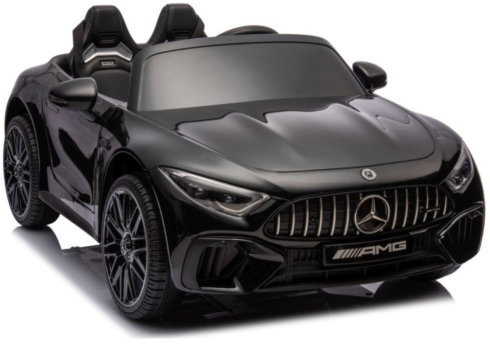 Licencirani auto na akumulator Mercedes AMG SL63 - crni/lakirani