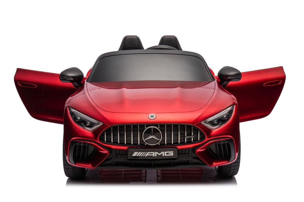 Licencirani auto na akumulator Mercedes AMG SL63 - crveni/lakirani