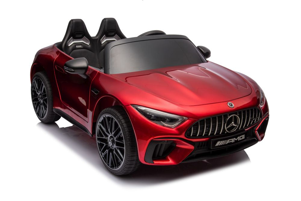 Licencirani auto na akumulator Mercedes AMG SL63 - crveni/lakirani